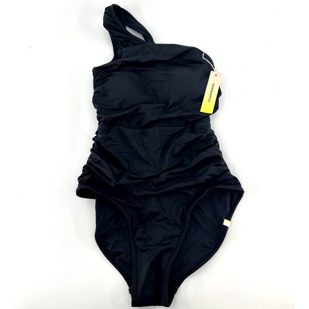 Summersalt DreamDrape Sidestroke One Piece Black US Size 6 - Picture 4 of 9